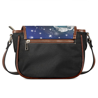 Constellation Of Leo Print Saddle Bag
