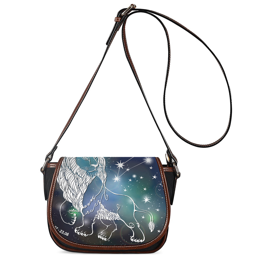 Constellation Of Leo Print Saddle Bag