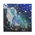 Constellation Of Leo Print Silk Bandana