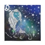 Constellation Of Leo Print Silk Bandana