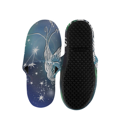 Constellation Of Leo Print Slippers