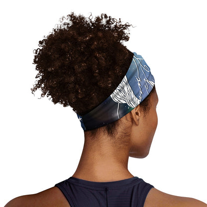 Constellation Of Leo Print Sports Headband