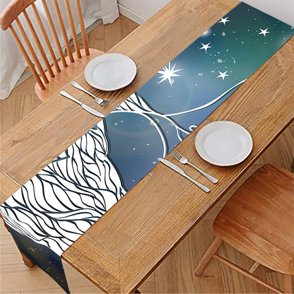 Constellation Of Leo Print Table Runner