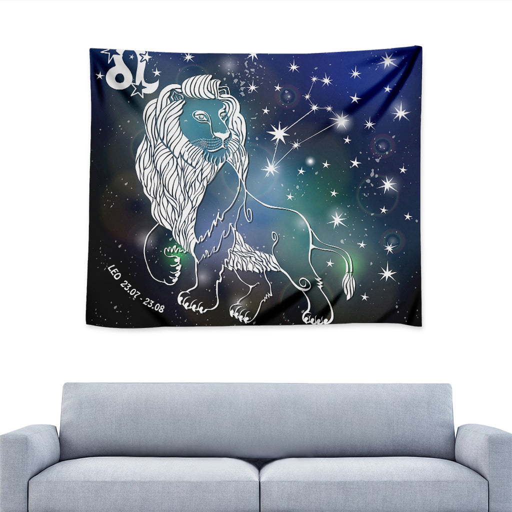 Constellation Of Leo Print Tapestry
