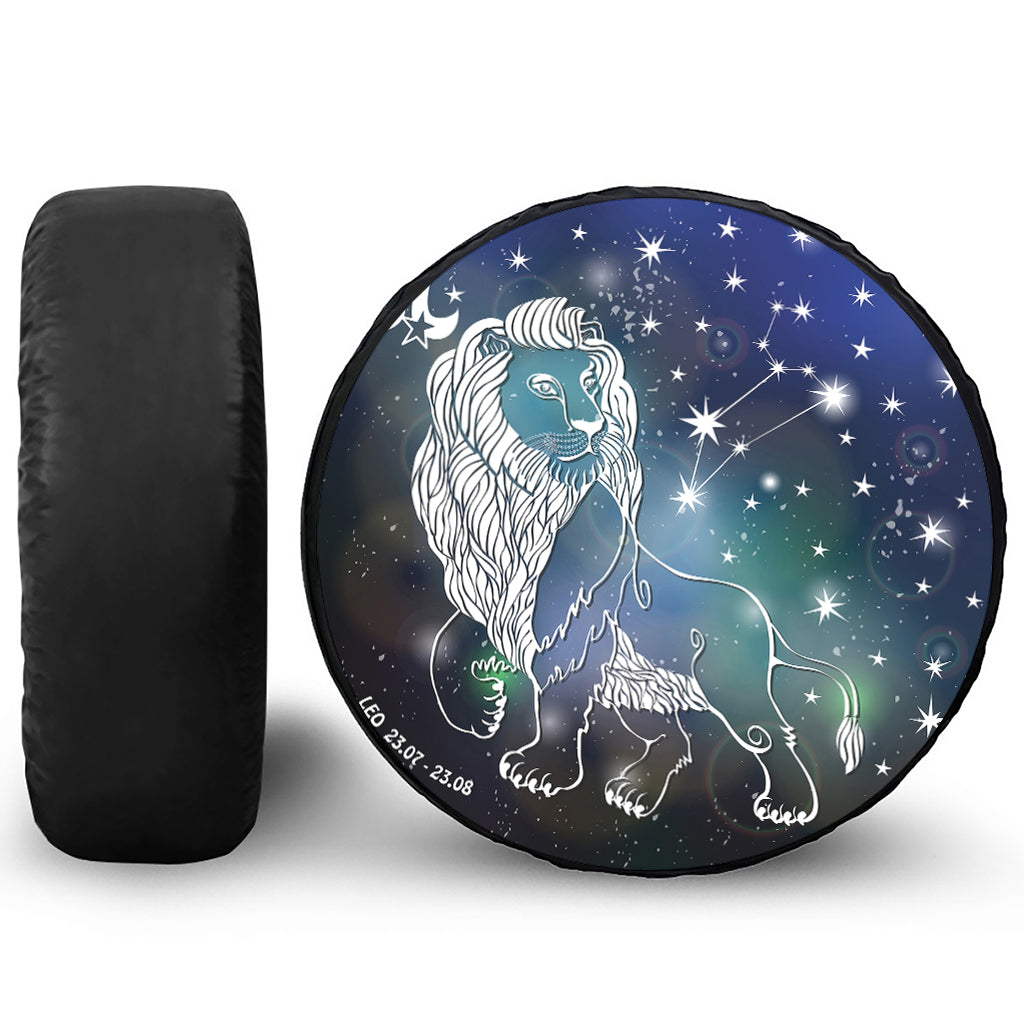 Constellation Of Leo Print Tire Cover