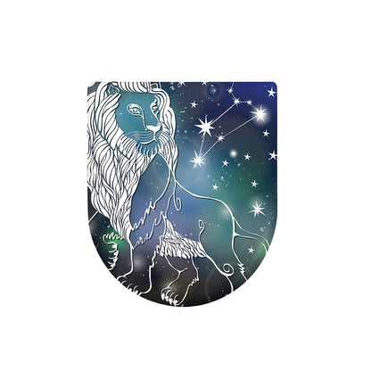 Constellation Of Leo Print Toilet Lid Cover