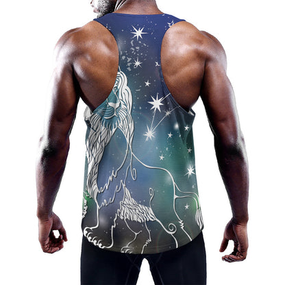 Constellation Of Leo Print Training Tank Top