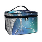 Constellation Of Leo Print Travel Makeup Bag