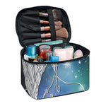 Constellation Of Leo Print Travel Makeup Bag
