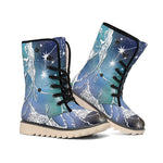Constellation Of Leo Print Winter Boots