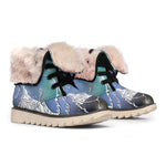 Constellation Of Leo Print Winter Boots