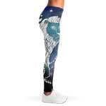 Constellation Of Leo Print Women's Leggings