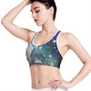 Constellation Of Leo Print Women's Sports Bra