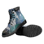 Constellation Of Leo Print Work Boots