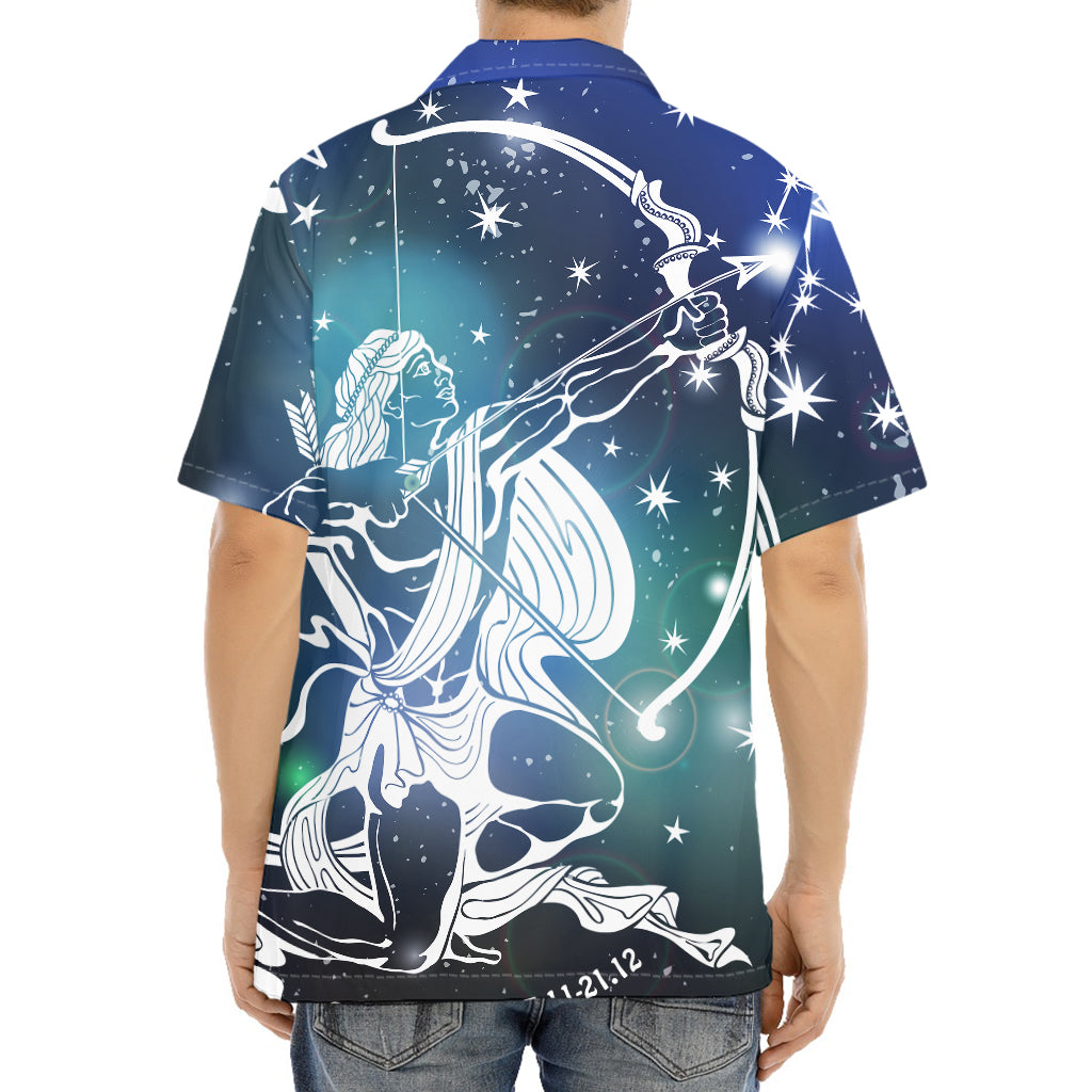 Constellation Of Sagittarius Print Aloha Shirt