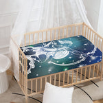 Constellation Of Sagittarius Print Baby Crib Sheet