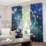 Constellation Of Sagittarius Print Blackout Grommet Curtains