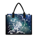 Constellation Of Sagittarius Print Canvas Tote Bag