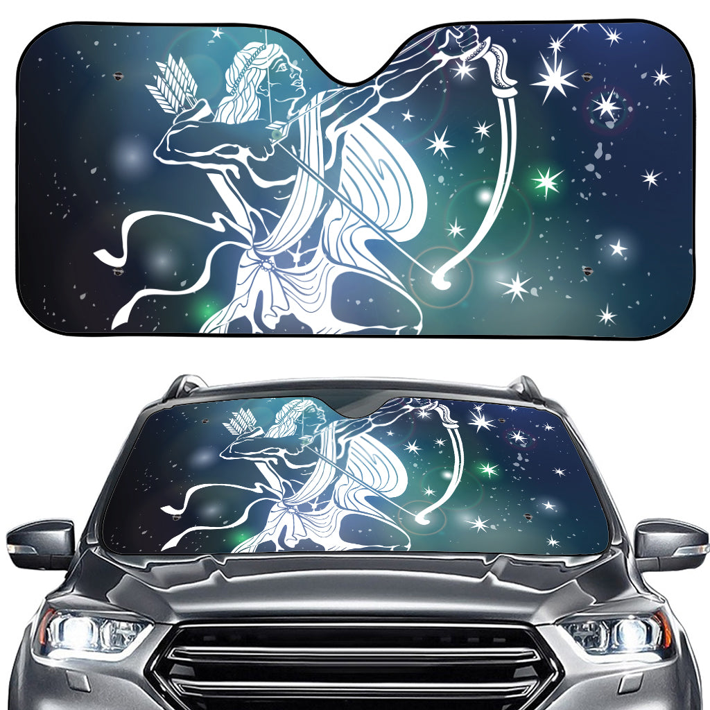 Constellation Of Sagittarius Print Car Windshield Sun Shade