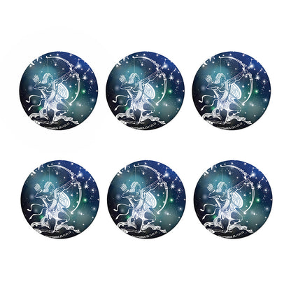 Constellation Of Sagittarius Print Coaster Set