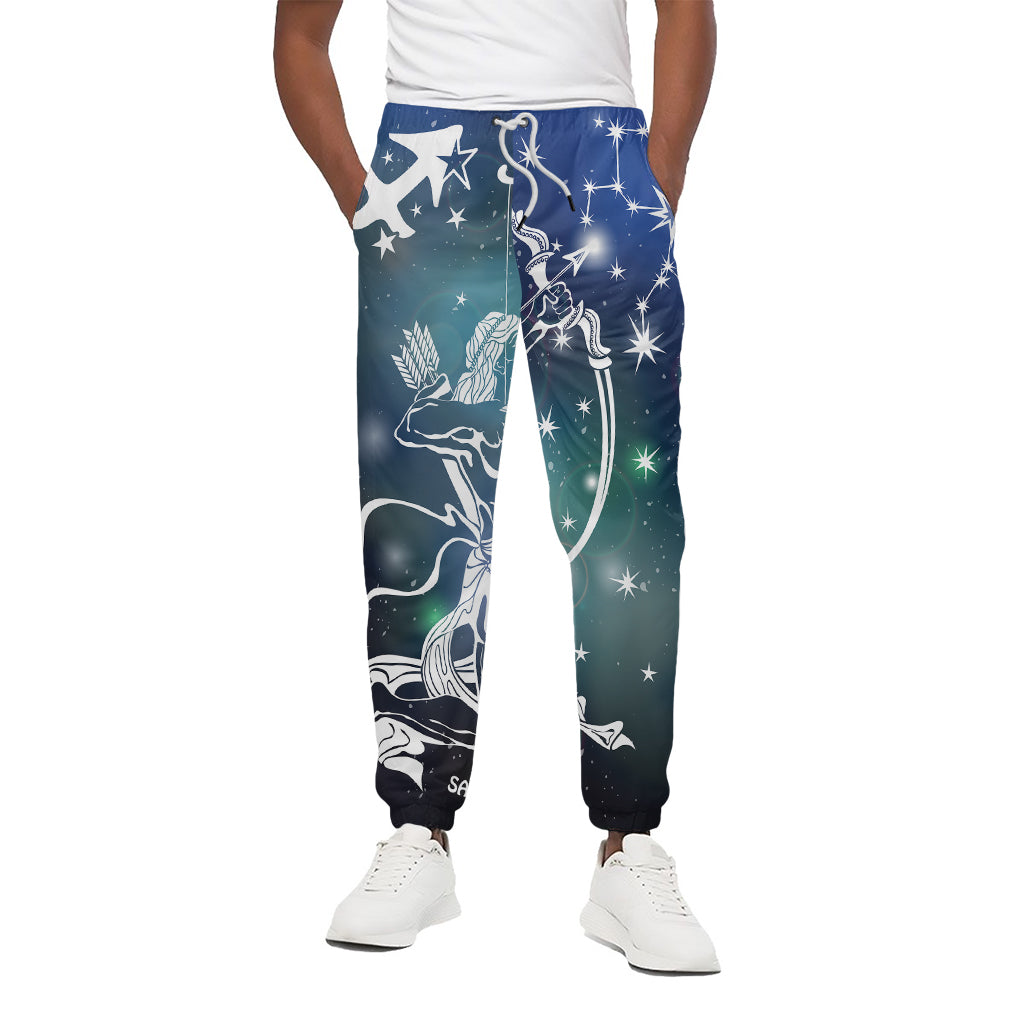 Constellation Of Sagittarius Print Cotton Pants
