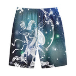 Constellation Of Sagittarius Print Cotton Shorts