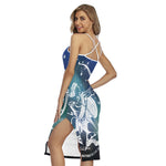 Constellation Of Sagittarius Print Cross Back Cami Dress