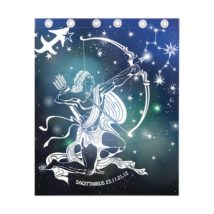 Constellation Of Sagittarius Print Curtain