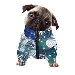 Constellation Of Sagittarius Print Dog Zip Up Jacket