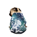Constellation Of Sagittarius Print Dog Zip Up Jacket