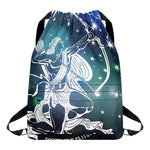 Constellation Of Sagittarius Print Drawstring Backpack