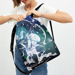 Constellation Of Sagittarius Print Drawstring Backpack