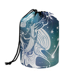 Constellation Of Sagittarius Print Drawstring Makeup Bag