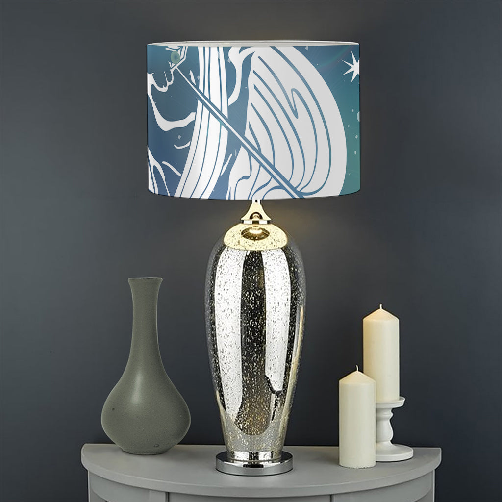 Constellation Of Sagittarius Print Drum Lamp Shade