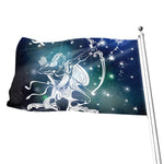 Constellation Of Sagittarius Print Flag