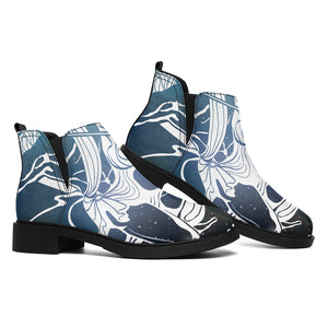 Constellation Of Sagittarius Print Flat Ankle Boots