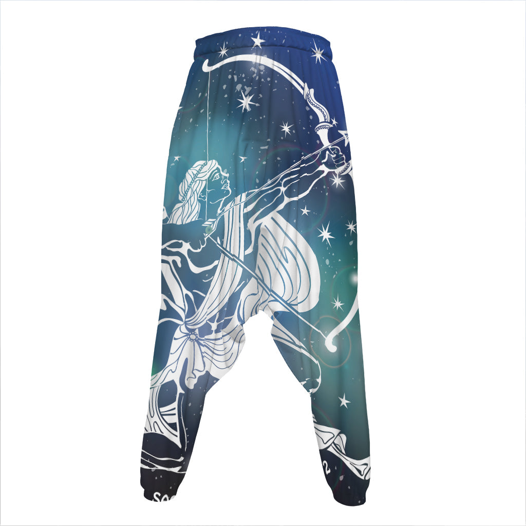 Constellation Of Sagittarius Print Hammer Pants
