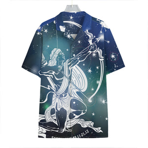 Constellation Of Sagittarius Print Hawaiian Shirt