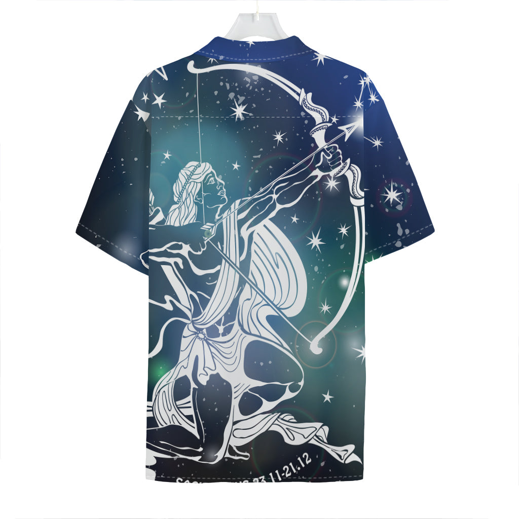 Constellation Of Sagittarius Print Hawaiian Shirt