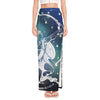 Constellation Of Sagittarius Print High Slit Maxi Skirt