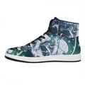 Constellation Of Sagittarius Print High Top Leather Sneakers
