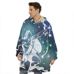 Constellation Of Sagittarius Print Hoodie Blanket
