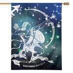 Constellation Of Sagittarius Print House Flag