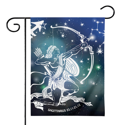 Constellation Of Sagittarius Print House Flag