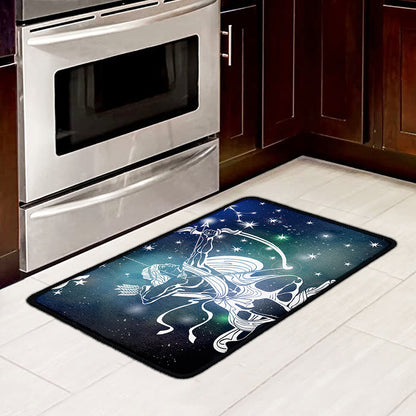 Constellation Of Sagittarius Print Kitchen Mat
