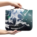 Constellation Of Sagittarius Print Leather Bible Cover