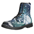 Constellation Of Sagittarius Print Lace-Up Boots