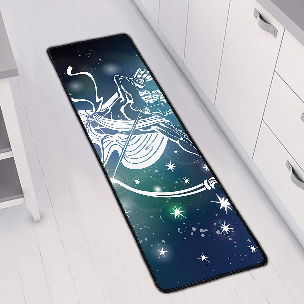 Constellation Of Sagittarius Print Long Kitchen Mat