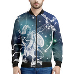 Constellation Of Sagittarius Print Men's Bomber Jacket