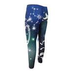 Constellation Of Sagittarius Print Men's Compression Pants